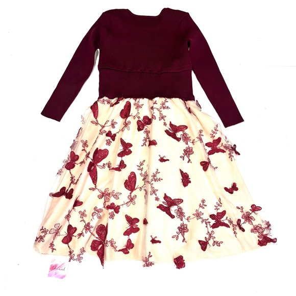 Chicwish Cream and Red Floral A-Line Dress - Picture 14 of 16